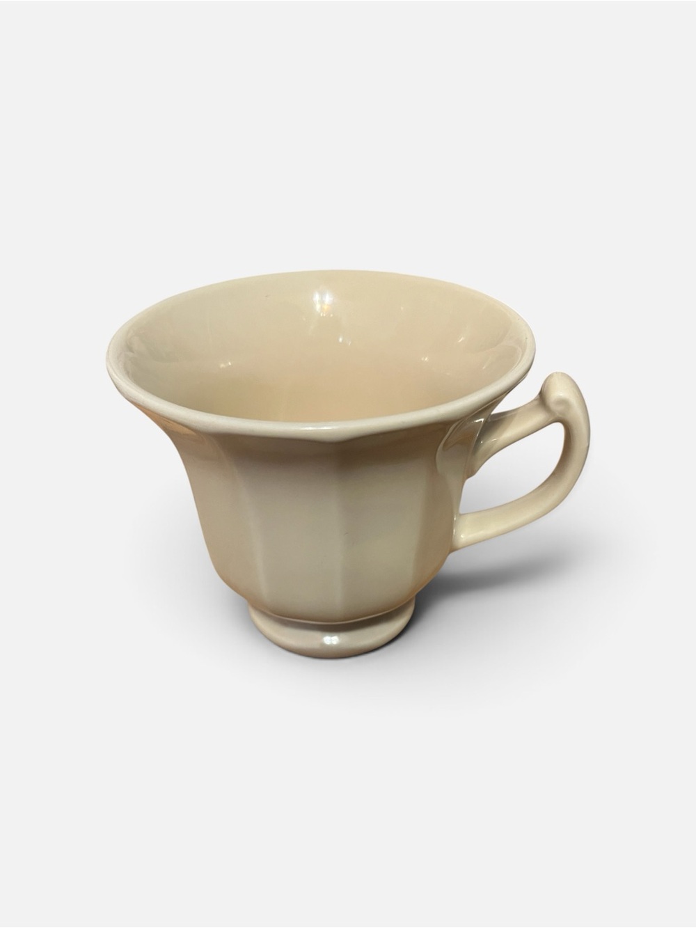 Mikasa Cream Ceramic Tea Cup with Handle